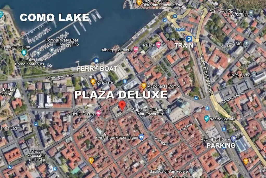 Plaza Deluxe Modern Center House - View Como Lake - Top Privacy Lägenhet